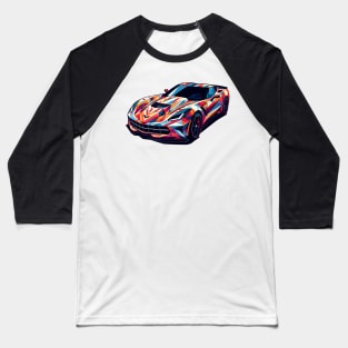 Chevy Corvette Baseball T-Shirt